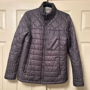 Patagonia Women's Quilted Jacket in Dark Gray